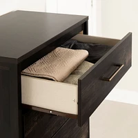 Commode 5 Tiroirs - Gravity Noir Antiqué