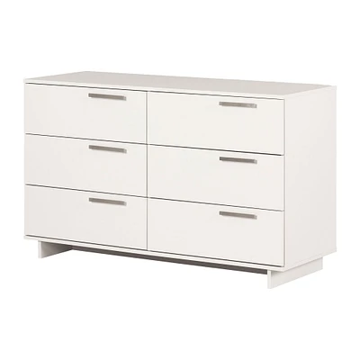 Commode Double 6 Tiroirs - Cavalleri Blanc solide