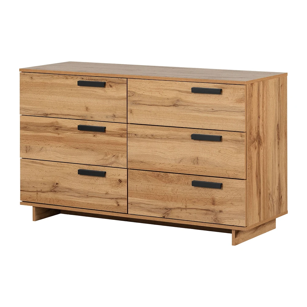 6-Drawer Double Dresser - Cavalleri Nordik Oak