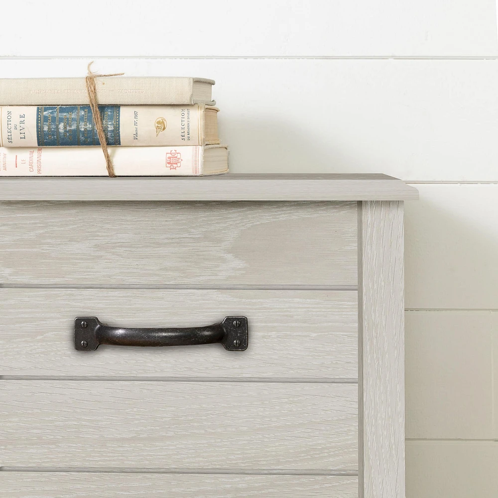 Double Bookcase Headboard - Ulysses Winter Oak