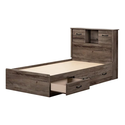 Twin Bed and Headboard Set