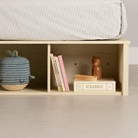 Twin Storage Bed with Baskets - Avilla Bleached Oak