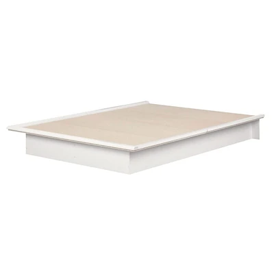 Step One Double Platform Bed - White