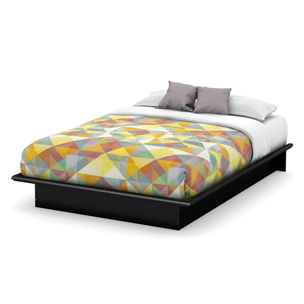 Step One Queen Platform Bed - Pure Black