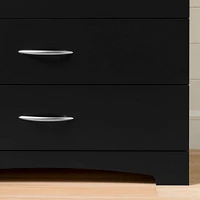 Commode Double 6 Tiroirs Step One - Chêne Gris