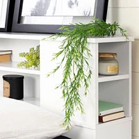 Vito Double Bookcase Headboard - Pure White