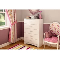 Step One 5-Drawer Chest - Pure White
