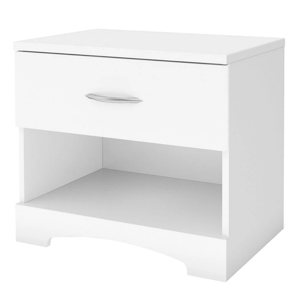 Step One 1-Drawer Nightstand - Pure White