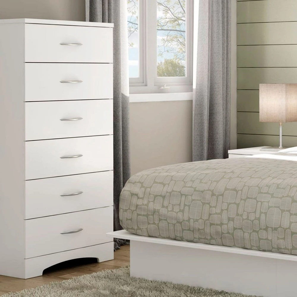 Step One 6-drawer lingerie chest  - Pure White