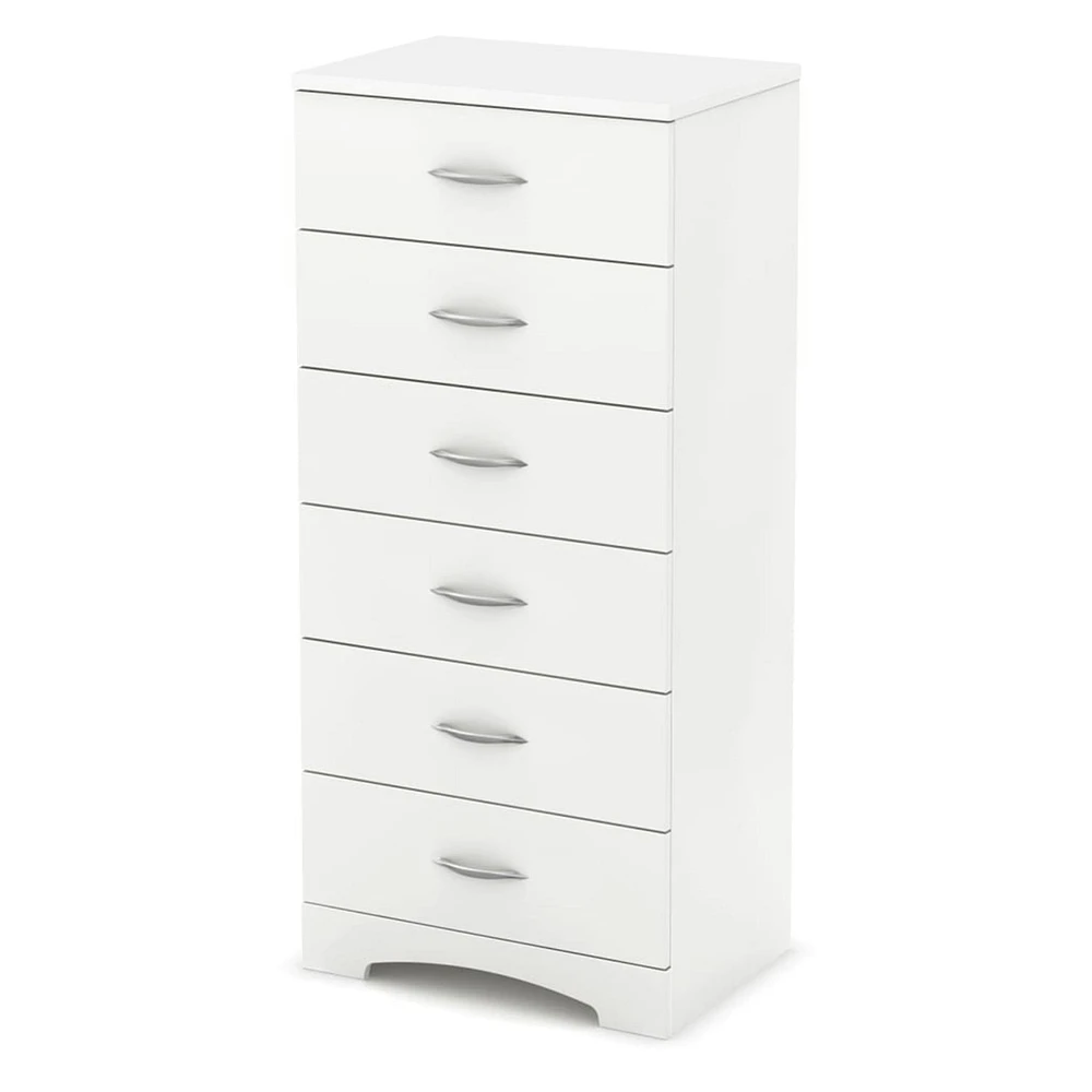 Step One 6-drawer lingerie chest - Pure White