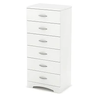 Step One 6-drawer lingerie chest  - Pure White