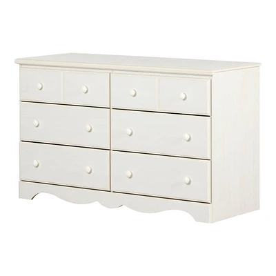 Commode 6 tiroirs Summer Breeze -Blanc Antique
