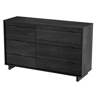 Fynn 6-Drawer Double Dresser - Gray Oak