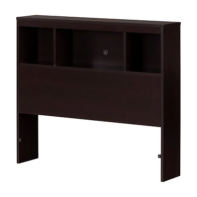 Spark Twin Bookcase Headboard - Chocolate