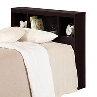 Spark Twin Bookcase Headboard - Chocolate