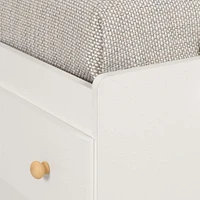 Lit Matelot Simple 3 Tiroirs Summertime - Blanc Solide