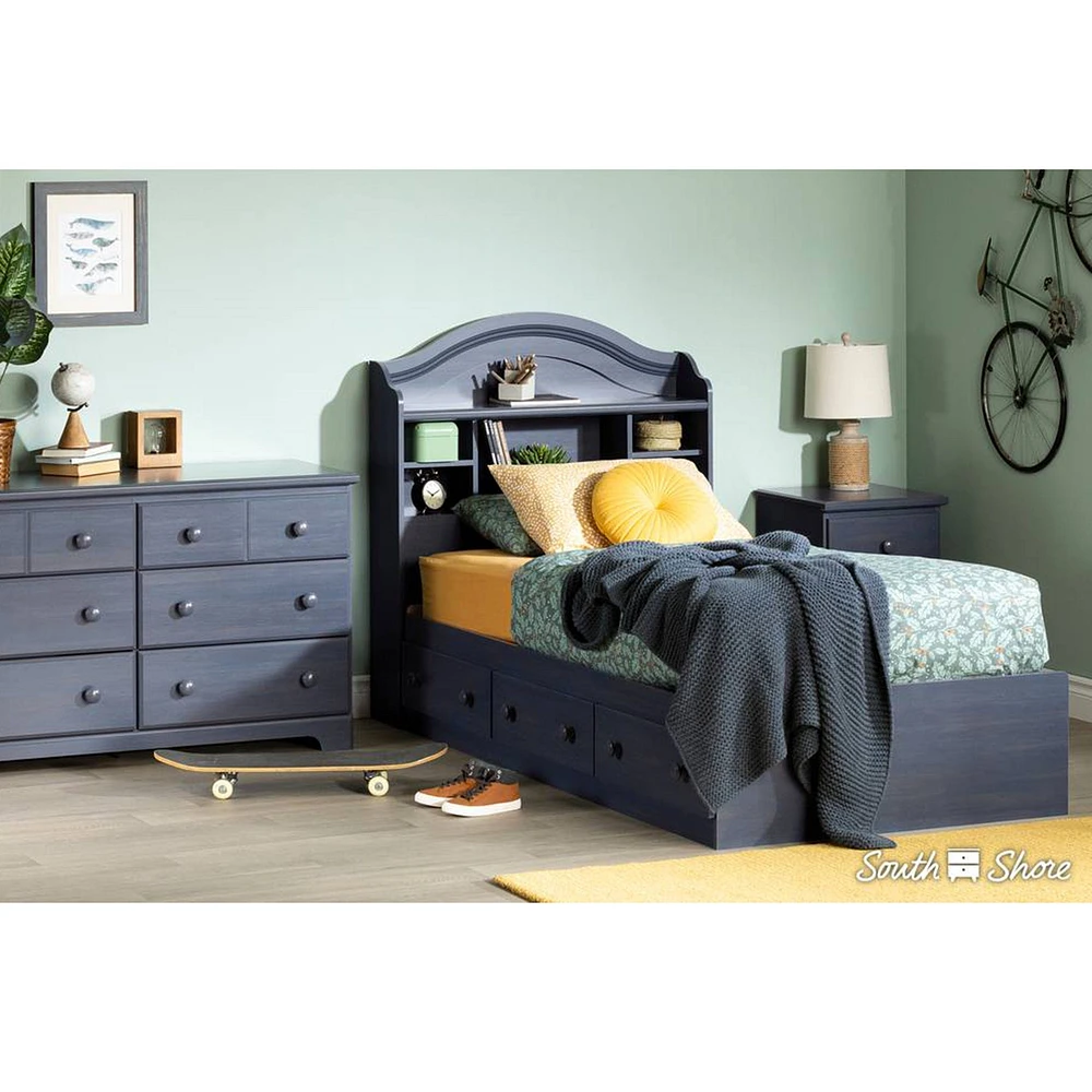 Summer Breeze 6-Drawer Double Dresser - Blueberry
