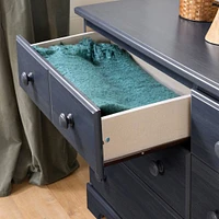 Summer Breeze 6-Drawer Double Dresser - Blueberry