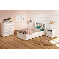 Commode 4 Tiroirs Savannah - Blanc Solide