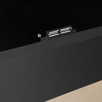 Small 2-Door Storage Cabinet - Morgan Pure Black