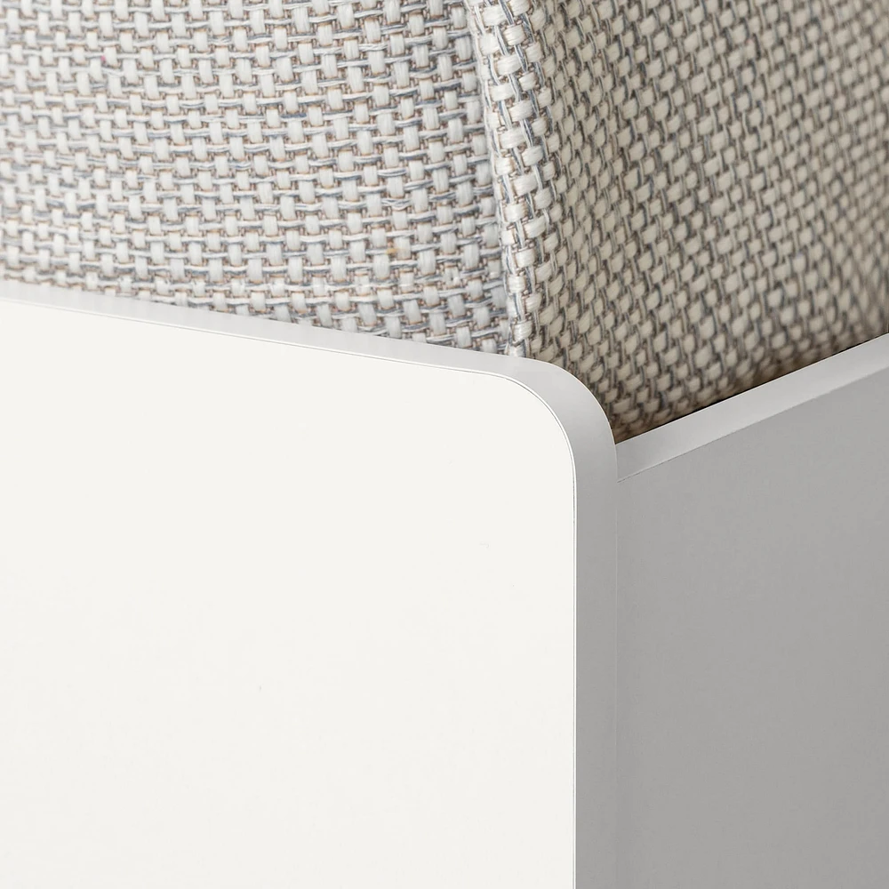 Twin Bed with 3 Drawers - Fusion Pure White