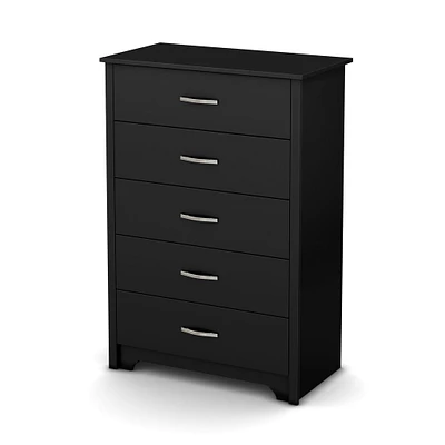 5-Drawer Chest - Fusion Pure Black