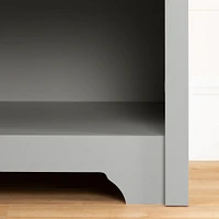 1-Drawer Nightstand - Vito Soft Gray