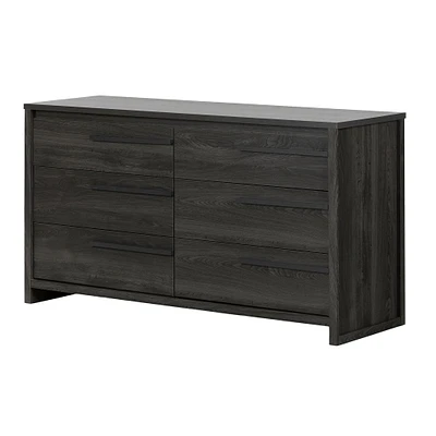 Commode Double 6 Tiroirs - Tao Chêne Gris