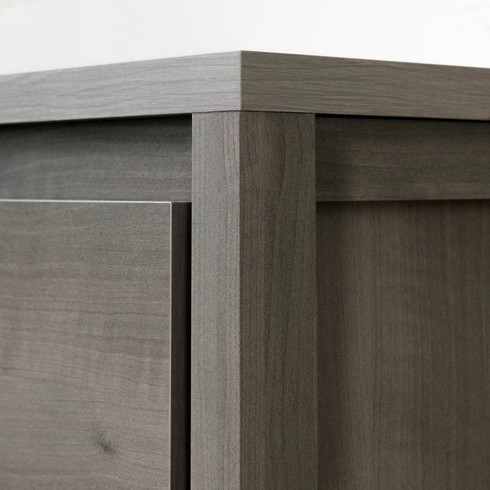 Commode 5 Tiroirs Gravity - Érable Cendré