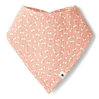3-Pack Organic Cotton Bibs - Flowers