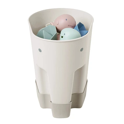 Snuggle Ellie Bath Toy Drying Caddy- Taupe