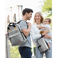 Pronto Signature Changing Station - Gray Melange