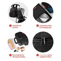 Sac à Couches Forma - Noir