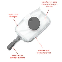Grab and Go Snug Seal Wipes Case
