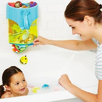 Moby Scoop and Splash Bath Toy Organizer - Blue/Yellow