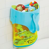 Moby Scoop and Splash Bath Toy Organizer - Blue/Yellow