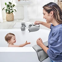 4 Piece Moby Bathtime Essentials kit - Gray