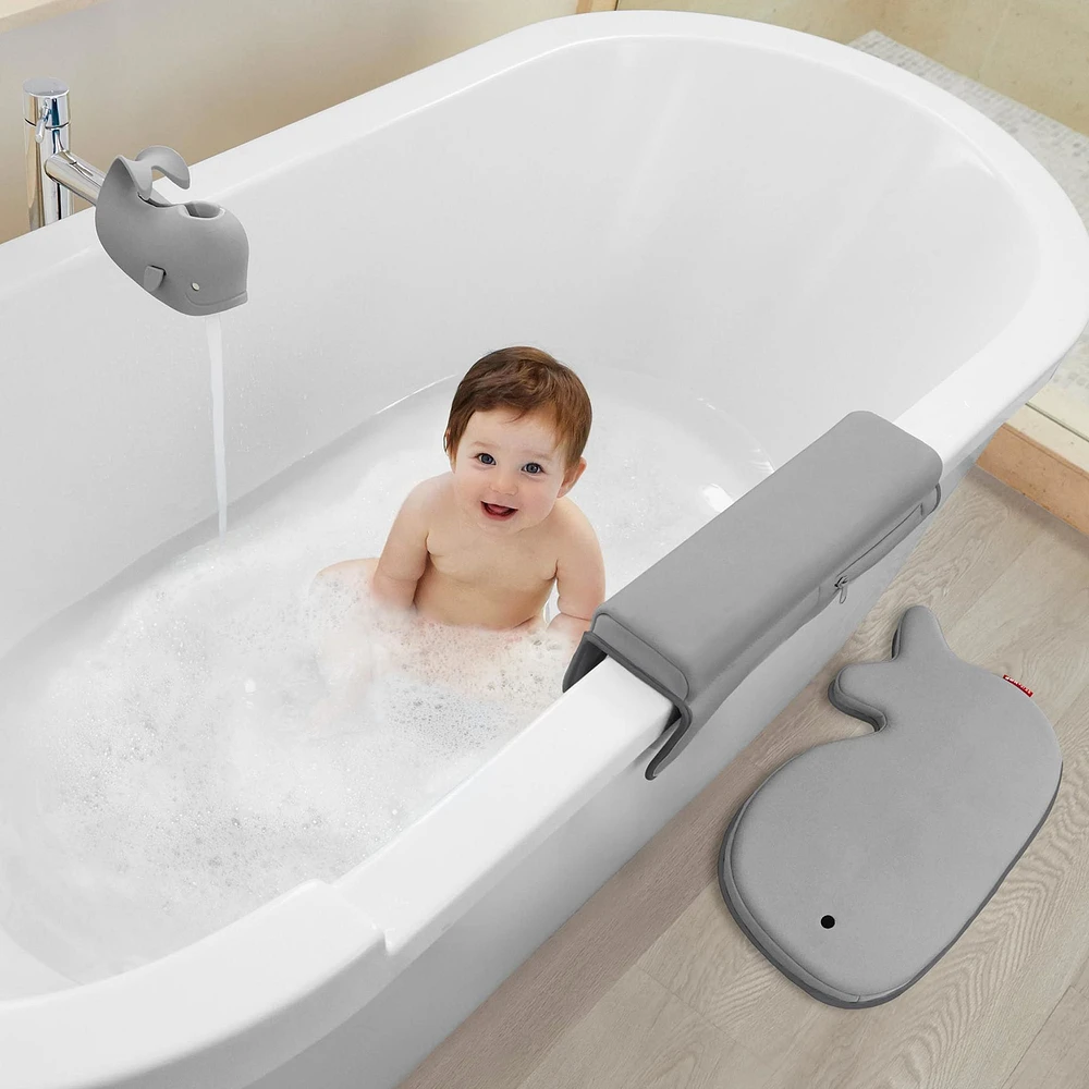 4 Piece Moby Bathtime Essentials kit - Gray