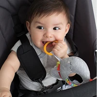 Silver Lining Cloud Rattle Moon Stroller Baby Toy