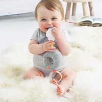 Silver Lining Cloud Rattle Moon Stroller Baby Toy