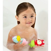 Unicorn and Fox Toys Bath