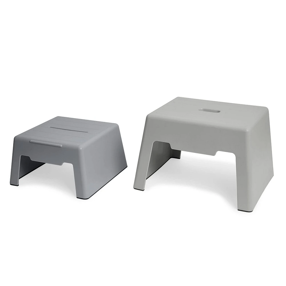 Double-Up Step Stool - Grey
