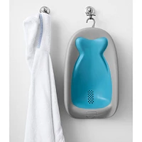 Moby Recline & Rinse Bather - Grey / Blue