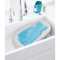 Moby Recline & Rinse Bather - Grey / Blue