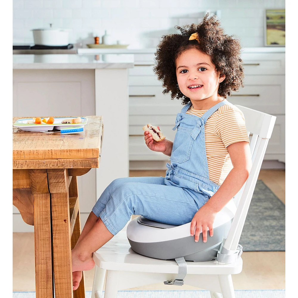 Siège de Table Rehausseur Sleek - Gris / Blanc