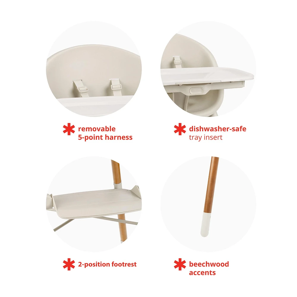 EON 4-In-1 High Chair - Oat