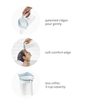 Wave Waterfall  Bath Rinser- Grey 