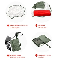 Matelas  À Langer Portable - Sauge