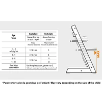 Tripp Trapp® High Chair V2 Black, Nordic Grey Cushion and Stokke® Tray