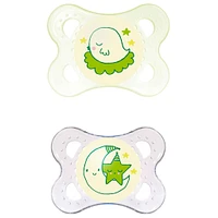 Suce Orthodontique Night 0-6mois Paquet de 2